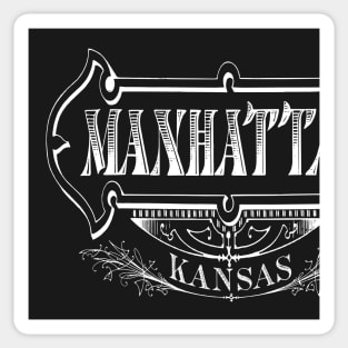 Vintage Manhattan, KS Sticker